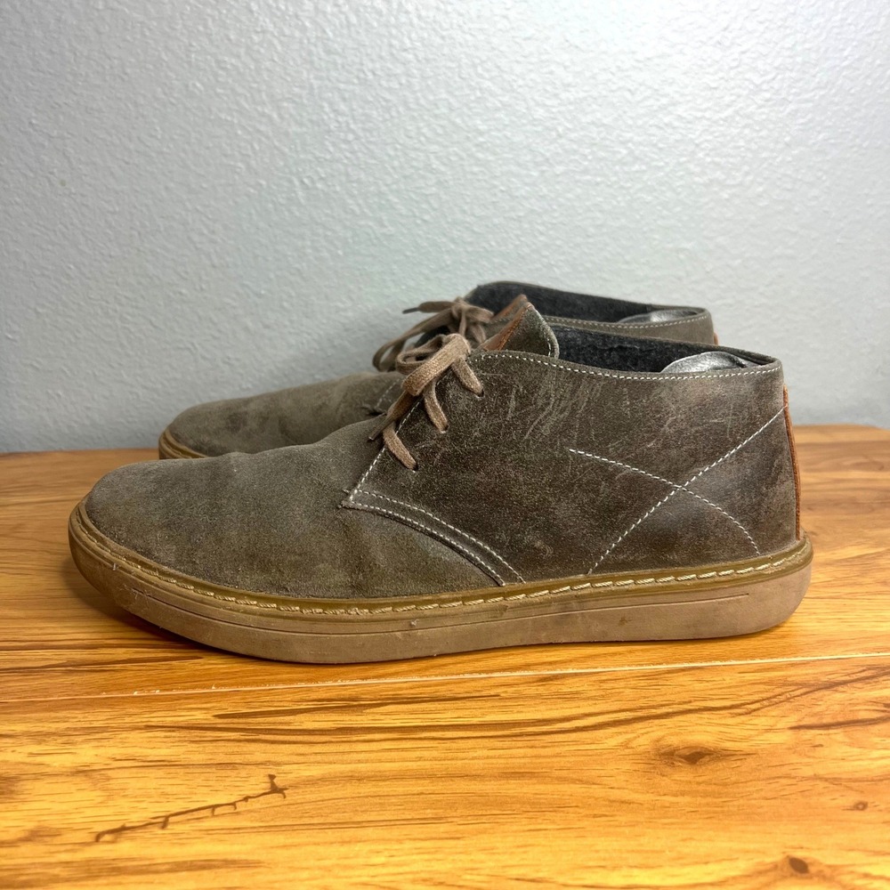 Josef Seibel Quentin Chukka Boots Mens 45 Brown Suede Desert Boot Lace Up Casual